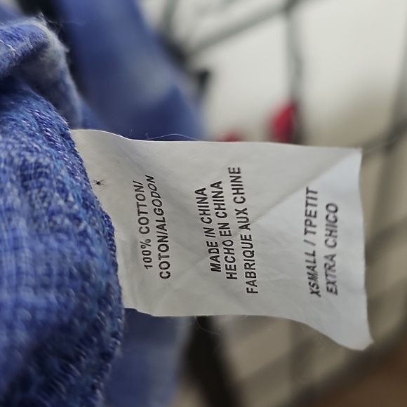 Rails Crinkle Blue Plaid Button-Up Shirt Size XS - Picture 5 of 6